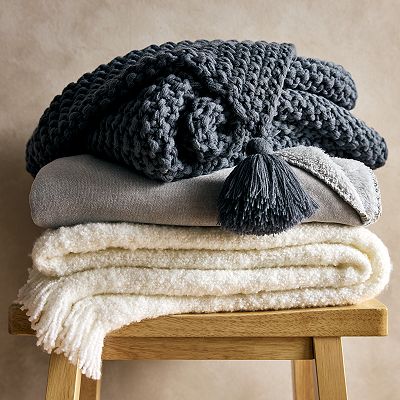 Sonoma Goods For Life Chunky Knit Throw