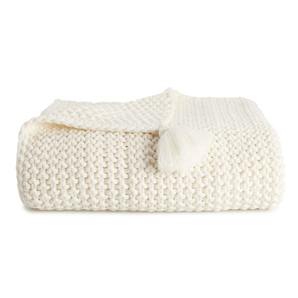 Sonoma Goods For Life® Chunky Knit Throw - Ivory