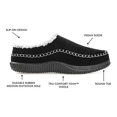 VANCE Godwin Men's Sherpa Clog Slippers