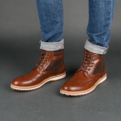 Vance Co. Harlan Men s Wingtip Ankle Boots