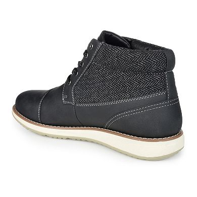 VANCE Jones Men's Cap Toe Ankle Boots