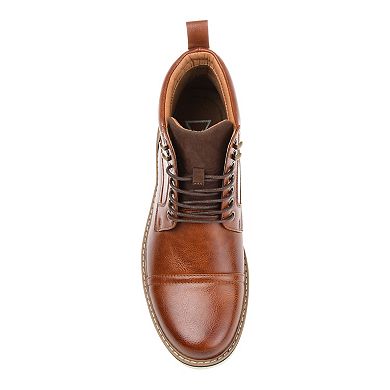 VANCE Lucien Men's Cap Toe Ankle Boots