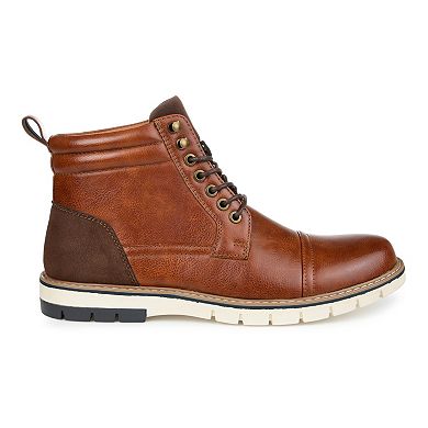 Vance Co. Lucien Men's Cap Toe Ankle Boots