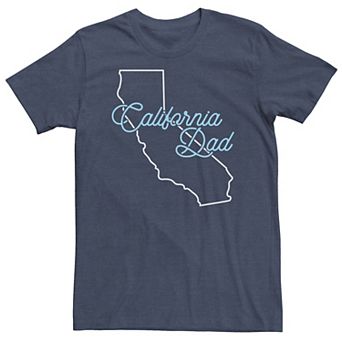 Big & Tall "California Dad" Outline Tee