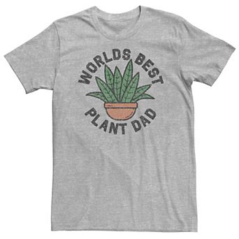 Big & Tall Father's Day "Worlds Best Plant Dad" Tee