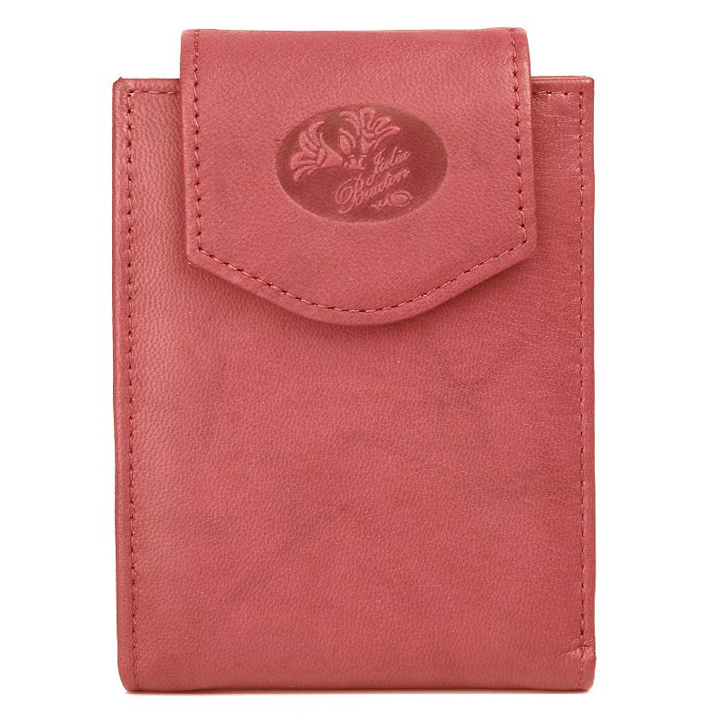 UPC 628210180314 product image for Julia Buxton Heiress Leather Convertible Billfold Wallet, Red | upcitemdb.com