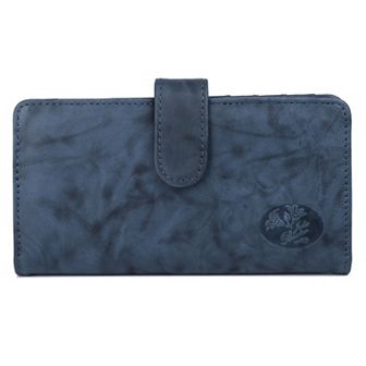 Julia Buxton Heiress Pik-Me-Up RFID-Blocking Leather Checkbook Keeper