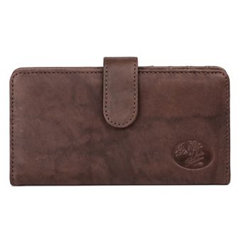 Julia Buxton Heiress Pik-Me-Up RFID-Blocking Leather Checkbook Keeper