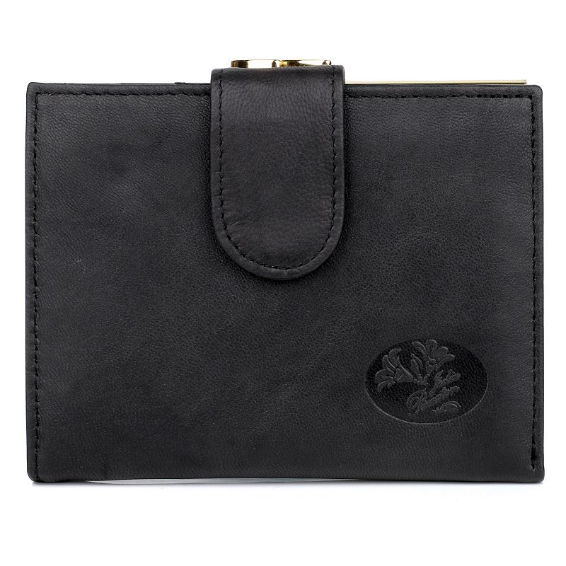 UPC 628210180161 product image for Julia Buxton Heiress RFID-Blocking Double Cardex Leather Wallet, Black | upcitemdb.com