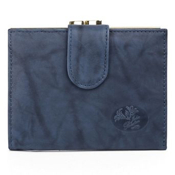 Julia Buxton Heiress RFID-Blocking Double Cardex Leather Wallet