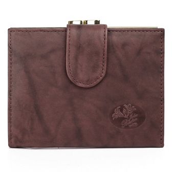 Julia Buxton Heiress RFID-Blocking Double Cardex Leather Wallet
