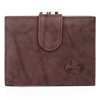 Julia Buxton Heiress RFID-Blocking Double Cardex Leather Wallet