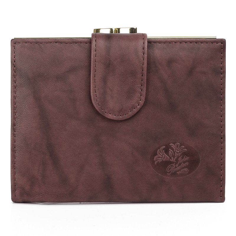 UPC 628210180178 product image for Julia Buxton Heiress RFID-Blocking Double Cardex Leather Wallet, Brown | upcitemdb.com