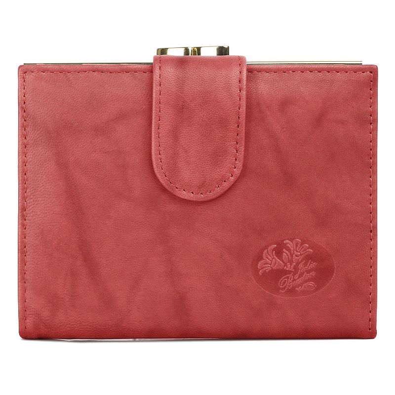 UPC 628210180192 product image for Julia Buxton Heiress RFID-Blocking Double Cardex Leather Wallet, Red | upcitemdb.com