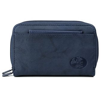 Julia Buxton Heiress RFID-Blocking Leather Double Zip Organizer Wallet