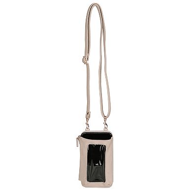 Julia Buxton Everywhere RFID-Blocking Cell Phone Crossbody Bag