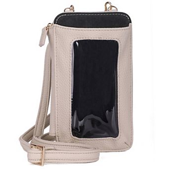 Julia Buxton Everywhere RFID-Blocking Cell Phone Crossbody Bag