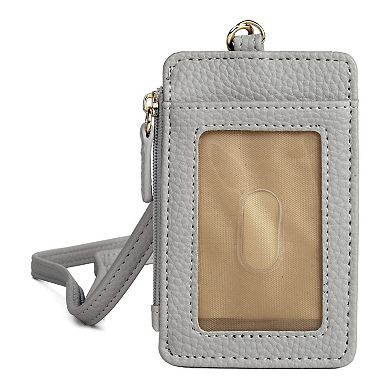 Julia Buxton Pik-Me-Up RFID-Blocking Convertible Lanyard Wallet 