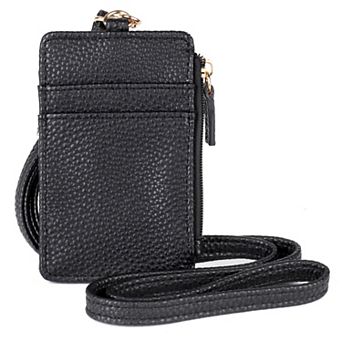 Julia Buxton Pik-Me-Up RFID-Blocking Convertible Lanyard Wallet