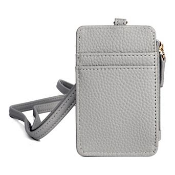 Julia Buxton Pik-Me-Up RFID-Blocking Convertible Lanyard Wallet