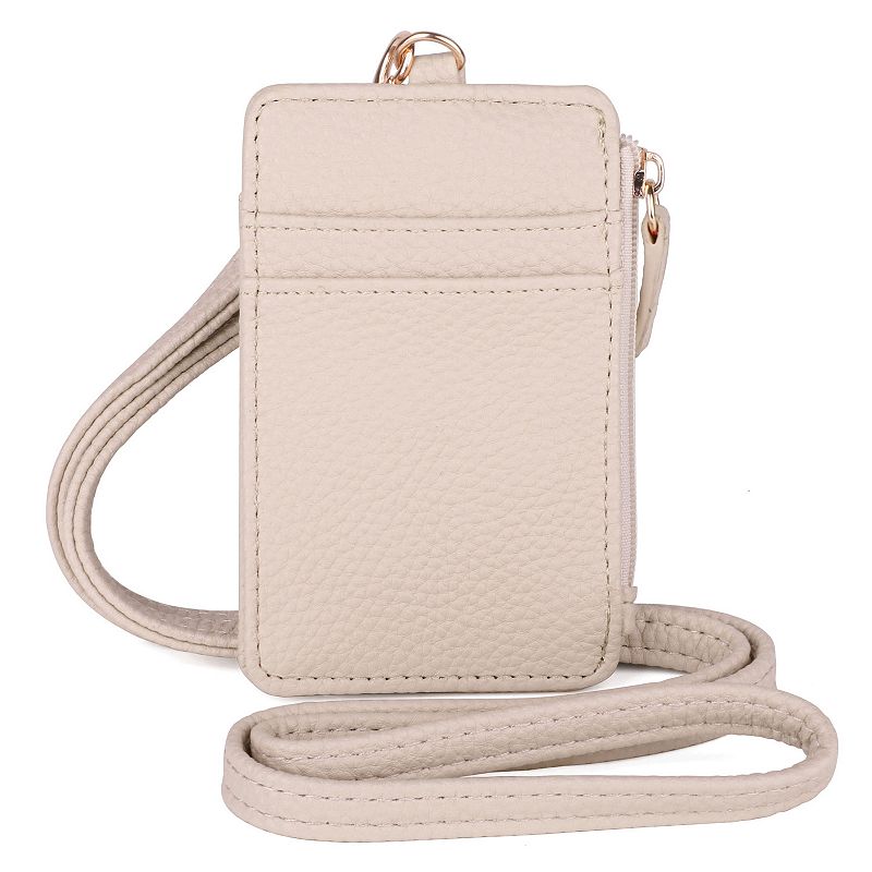 Julia Buxton Pik-Me-Up RFID-Blocking Convertible Lanyard Wallet, Green