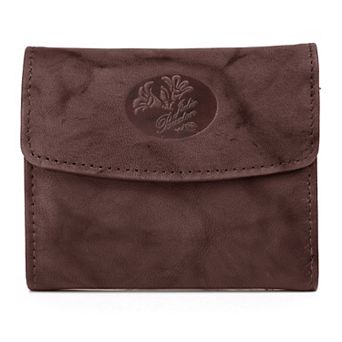 Julia Buxton Heiress Pik-Me-Up RFID-Blocking Leather Mini-Trifold Wallet