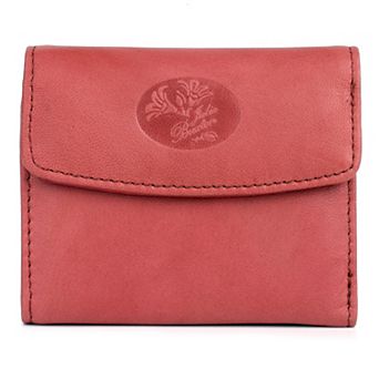 Julia Buxton Heiress Pik-Me-Up RFID-Blocking Leather Mini-Trifold Wallet