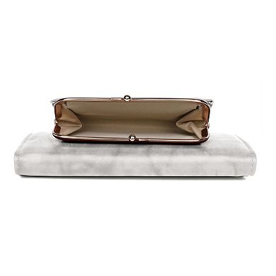 Julia Buxton Heiress RFID-Blocking Leather Organizer Clutch