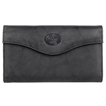 Julia Buxton Heiress RFID-Blocking Leather Organizer Clutch