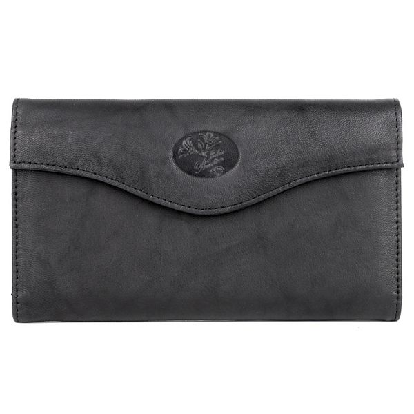 Julia Buxton Heiress RFID Blocking Leather Organizer Clutch