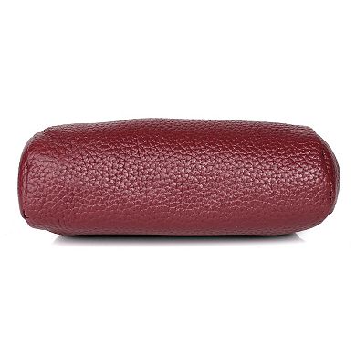 Julia Buxton Hudson Pik-Me-Up Triple Frame Leather Coin Purse