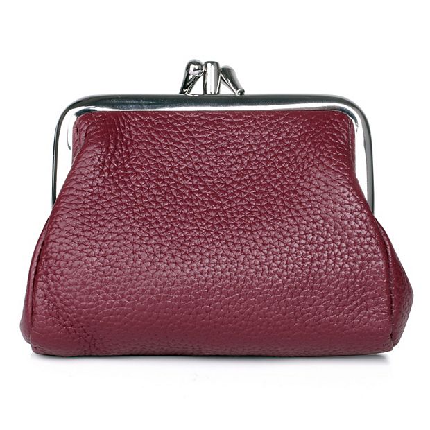 Buxton leather hot sale coin purse