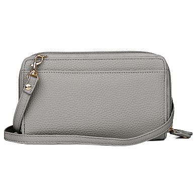 Julia Buxton RFID-Blocking Ultimate Organizer Crossbody Wallet