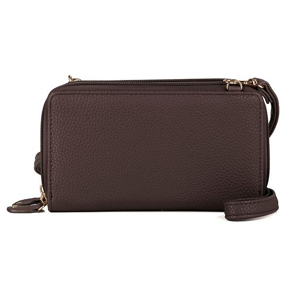 Julia Buxton RFID-Blocking Ultimate Organizer Crossbody Wallet