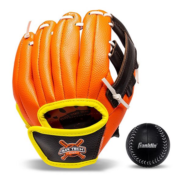 Franklin Sports Air Tech Baseball Glove nd Ball
