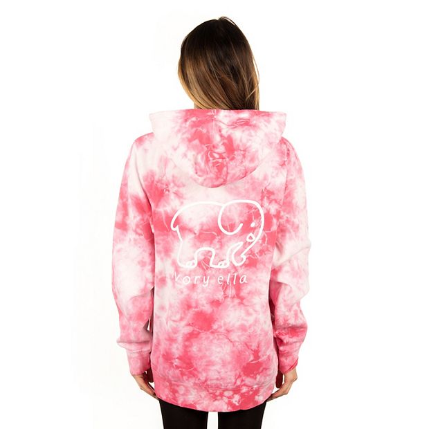 Ivory ella tie store dye hoodie