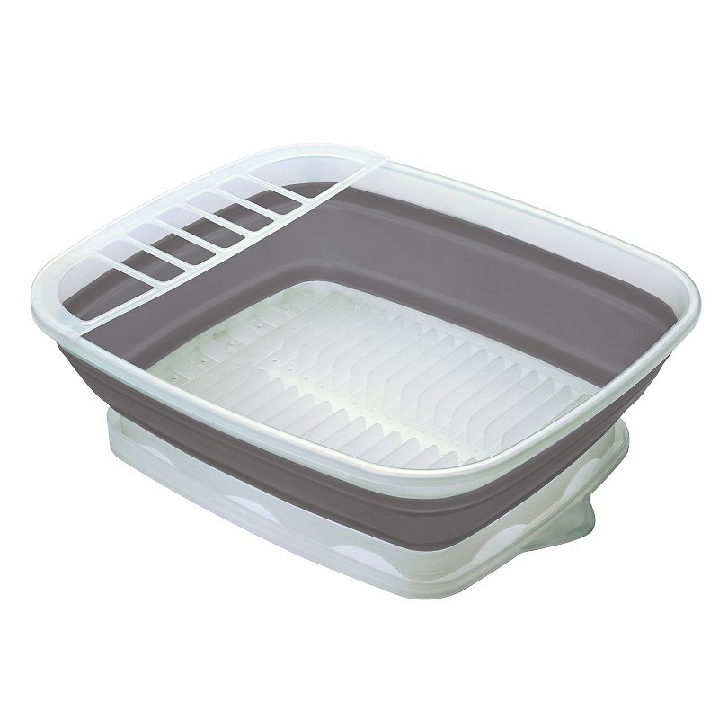 Prepworks Collapsible Dish Rack, Gray