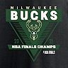 Men's Fanatics Branded Black Milwaukee Bucks 2021 NBA Finals Champions Final Buzzer Jersey Roster T-Shirt