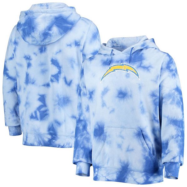 Los Angeles Chargers New Era Long Sleeve Hoodie T-Shirt - Powder Blue