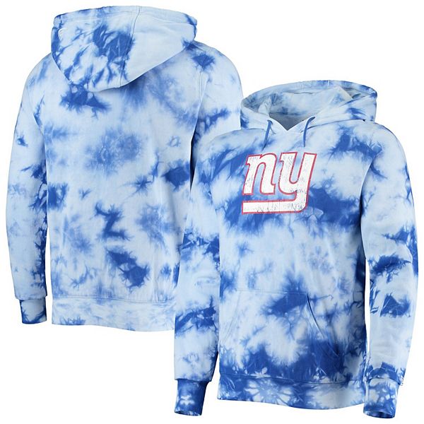 Women's New Era Royal New York Giants Tie-Dye Long Sleeve T-Shirt