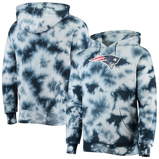 New York Yankees New Era Tie-Dye Pullover Hoodie - Navy