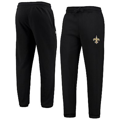 Men's Black New Orleans Saints Starter Option Run Sweatpants