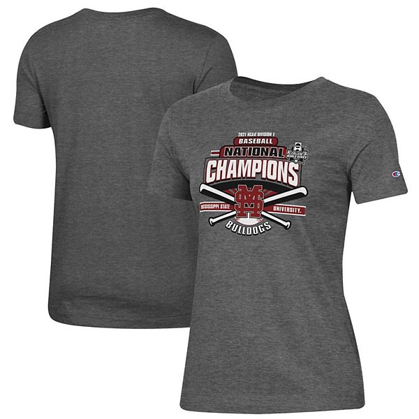 Women's Champion Charcoal Mississippi State Bulldogs 2021 NCAA Men's ...