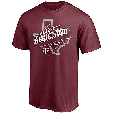 Men's Fanatics Branded Maroon Texas A&M Aggies Hometown T-Shirt