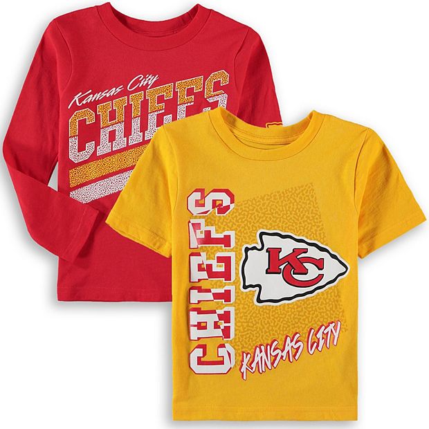 Preschool Red/Gold Kansas City Chiefs For The Love Of The Game T-Shirt  Combo Set