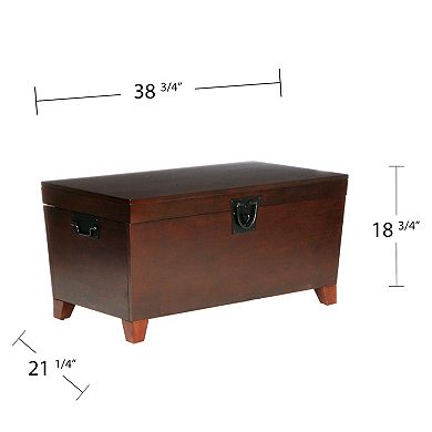 Pyramid Espresso Trunk Coffee Table