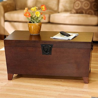 Pyramid Espresso Trunk Coffee Table