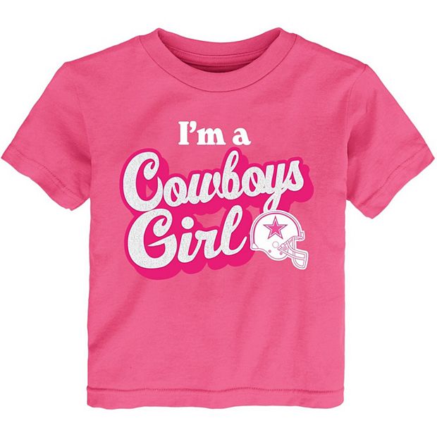 Authentic DALLAS COWBOYS / Pink / Youth-Girls T-shirt /Pink Star