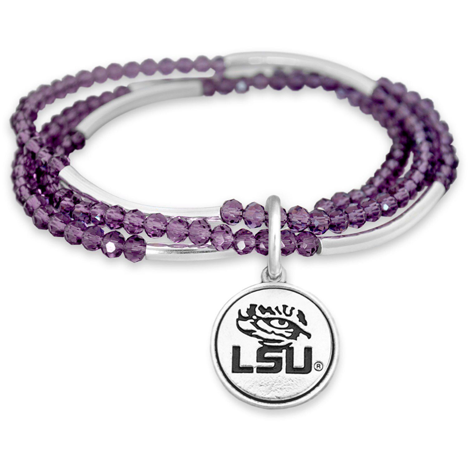 Image for Unbranded LSU Tigers Chloe Primary Bracelet at Kohl's.
