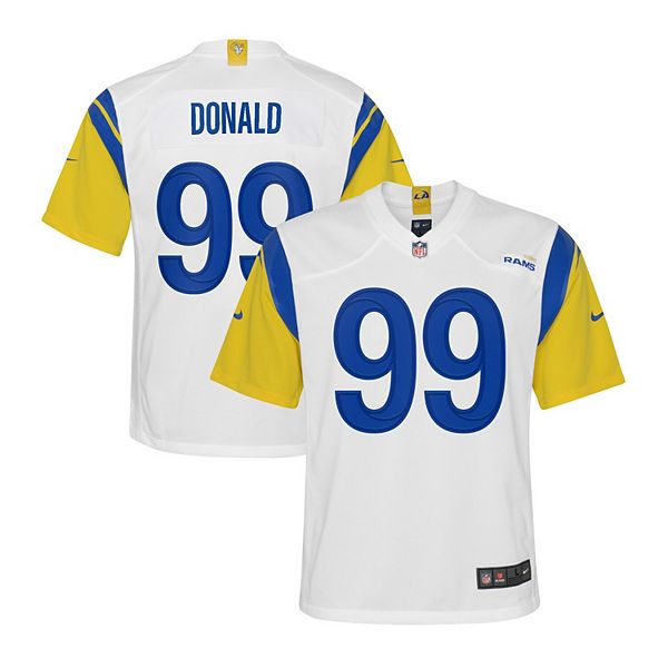 Youth Nike Aaron Donald White Los Angeles Rams Alternate Game